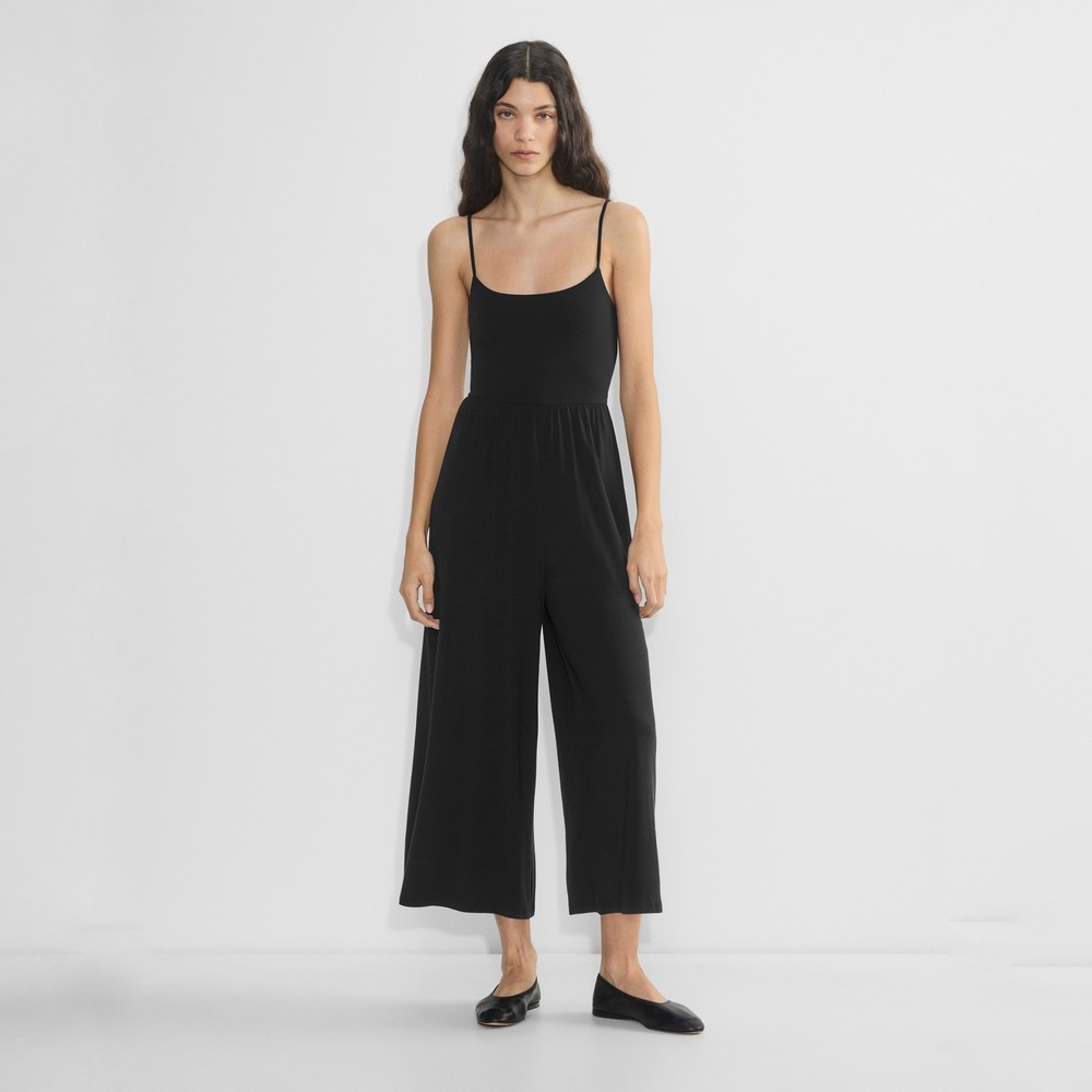 Aritzia | Wilfred | Market Wide Leg Jersey Knit Jumpsuit Black Size XS